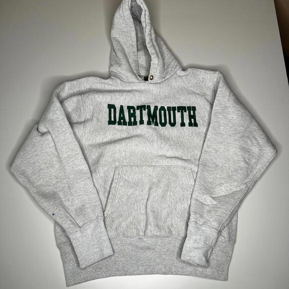 Vintage Dartmouth Hoodie by Camber USA Made Gray Pullover Sweatshirt Size M - Picture 1 of 11